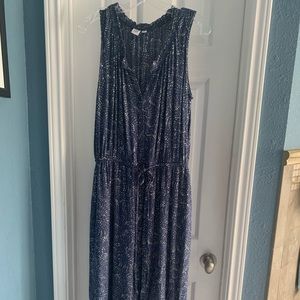 Gap Sleeveless Maxi Dress Large